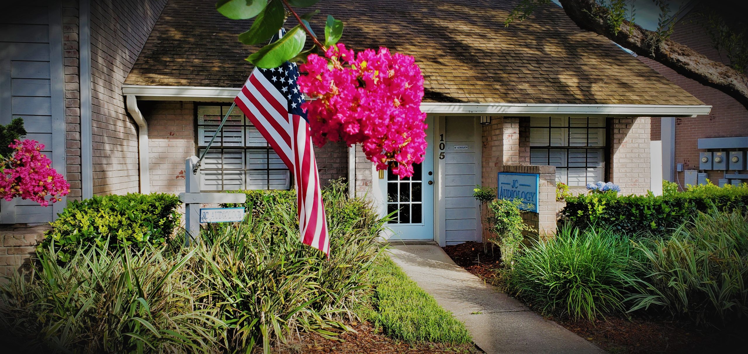 JC Audiology Office Building entrance